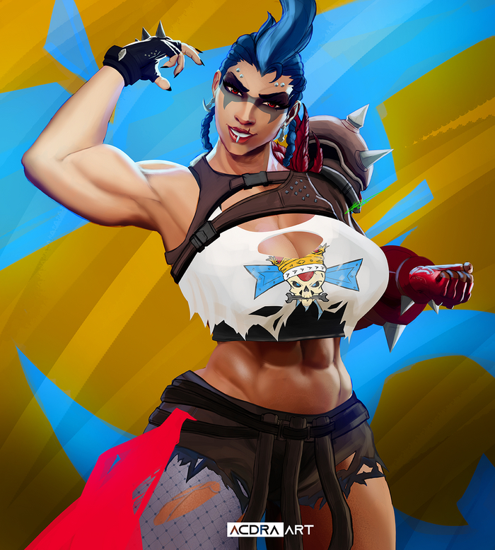 Junker Queen Acdramon, Muscleart,  , Overwatch, ,  , ,  , , , Junker Queen
