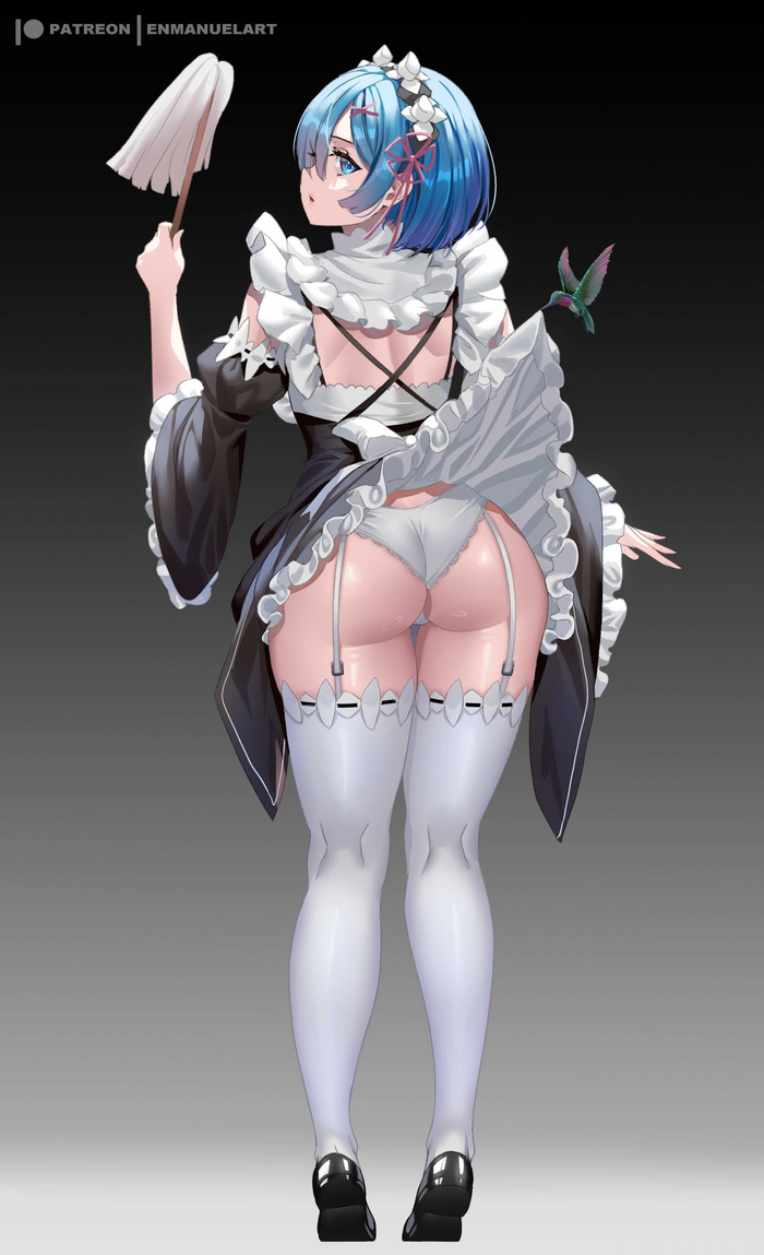  Re:Zero Kara, Rem (Re:Zero Kara), Anime Art, , 