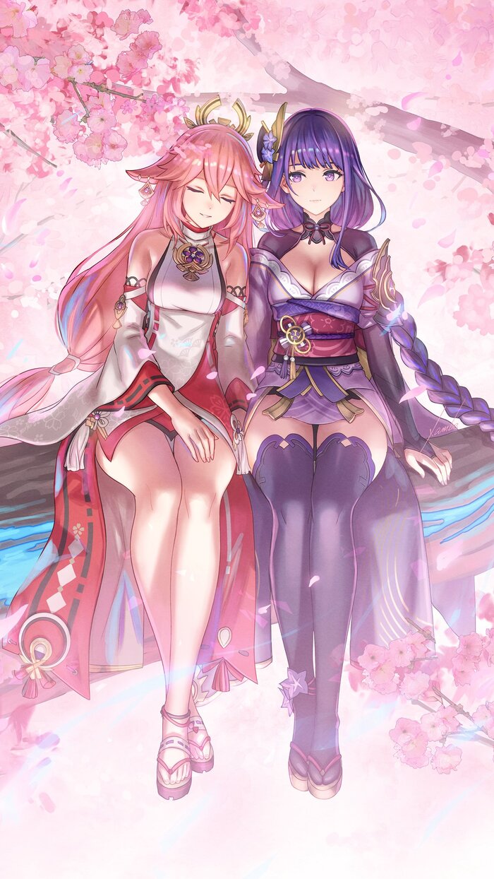 Yae Miko &amp; Raiden Shogun