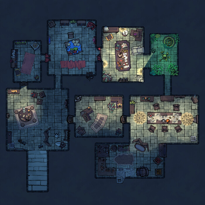 Карта НРИ | Секретное убежище