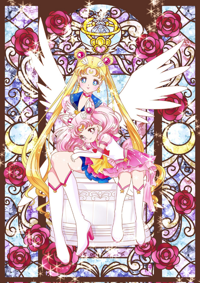   ,   ! Sailor Moon, , Anime Art, Tsukino Usagi, Tsukino Chibiusa, 