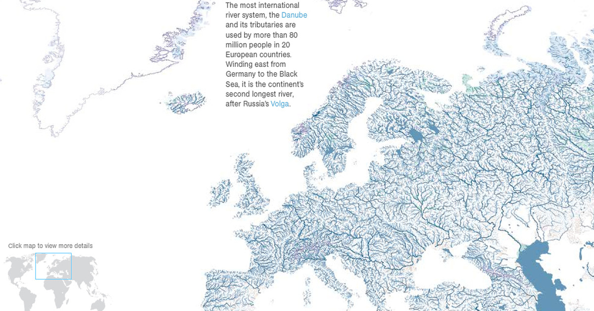 Реки Европы и Мира