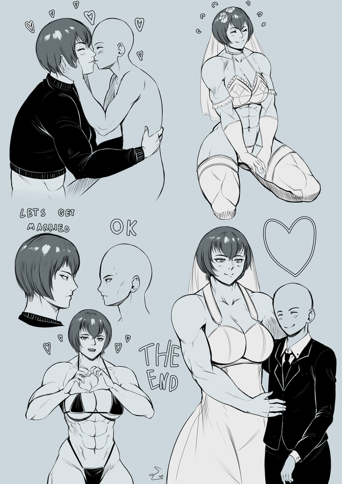 Отношения с крепкой девушкой, часть 4