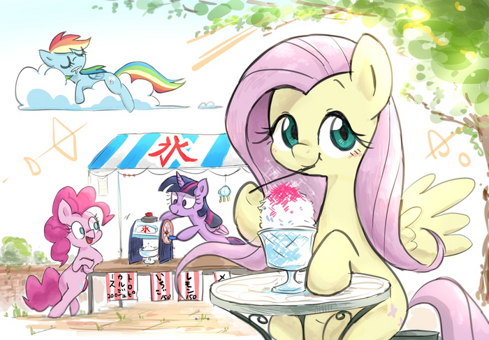  My Little Pony, Fluttershy, Twilight Sparkle, Rainbow Dash, Pinkie Pie