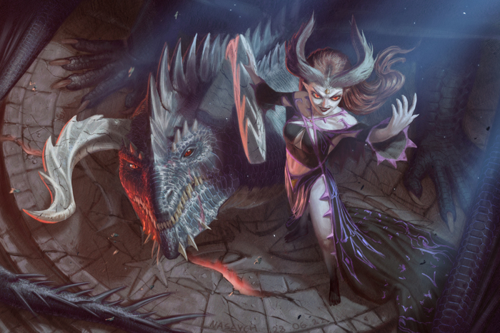 Демонесса и дракон
