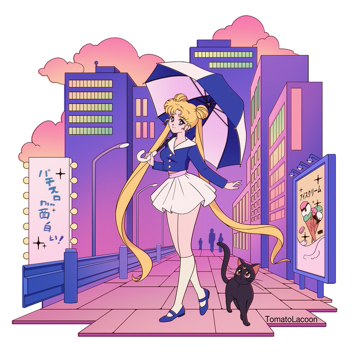    TomatoLaccoon , Anime Art, Sailor Moon, Sailor Mercury, Sailor Jupiter, Tsukino Usagi, Sailor Mars, Sailor Venus, 