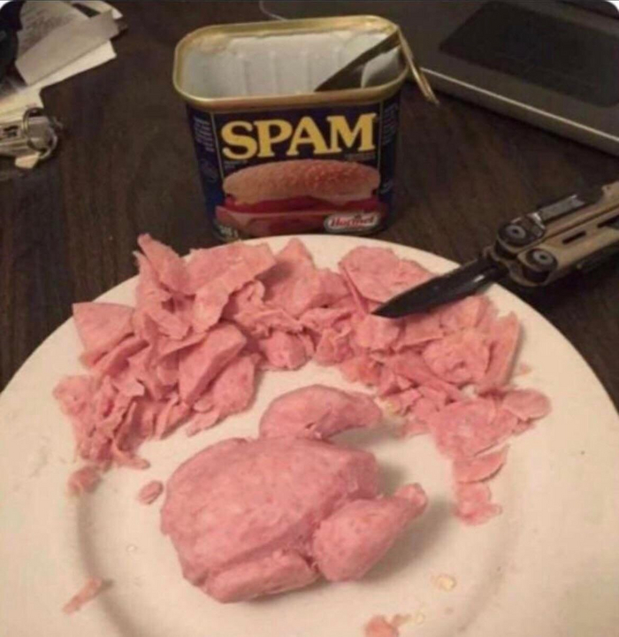 Приятного аппетита! 85 лет назад появился SPAM | Пикабу