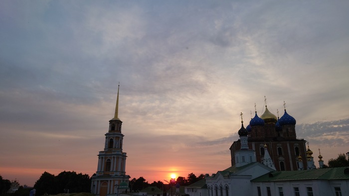 Закат в Рязани
