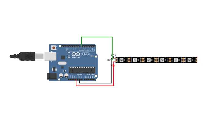 Бюджетная и красивая подсветка рабочего компьютерного стола Arduino, Программирование, Техника, Компьютер, Подсветка, Светодиодная лента, Стол, Мебель, Видео, YouTube, Длиннопост, Электроника, Самоделки