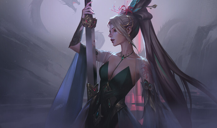 Bo Chen Art , ArtStation, , World of Warcraft, Overwatch, League of Legends, Original Character, Chenbo, 