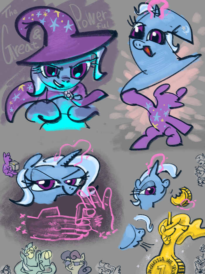    My Little Pony, Trixie, Lyra Heartstrings, Bon Bon, Princess Celestia, Twilight Sparkle, 