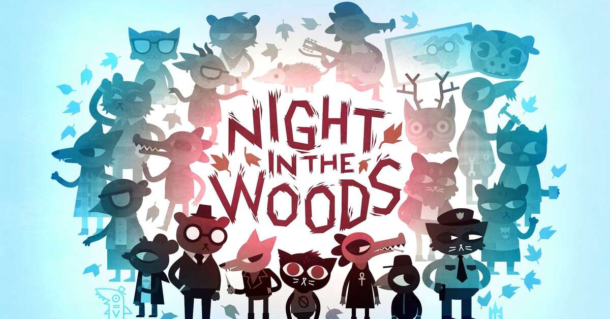 In the. Night in the Woods Official Art. Night in the Woods Постер. Night in the Woods игра. Night in the Woods обложка.