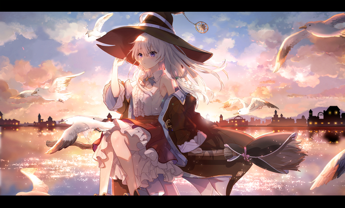   Anime Art, , Elaina, Majo no tabitabi, 