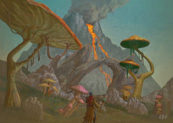 Извержение Красной горы