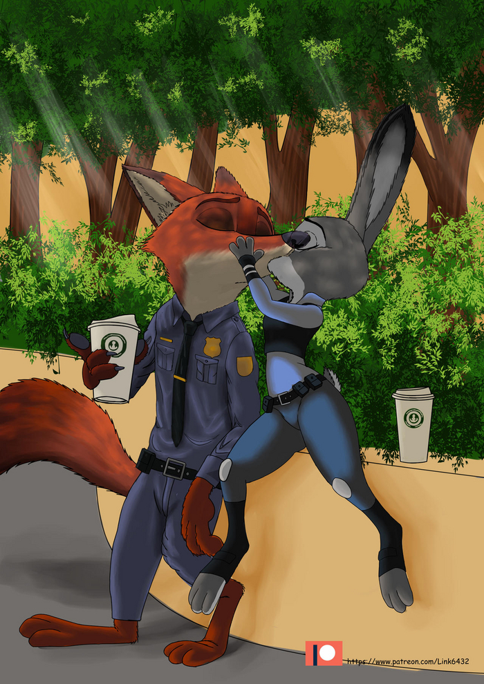 Just a 'quick' Kiss (FINISHED) , Nick Wilde, Judy Hopps, , , Link6432