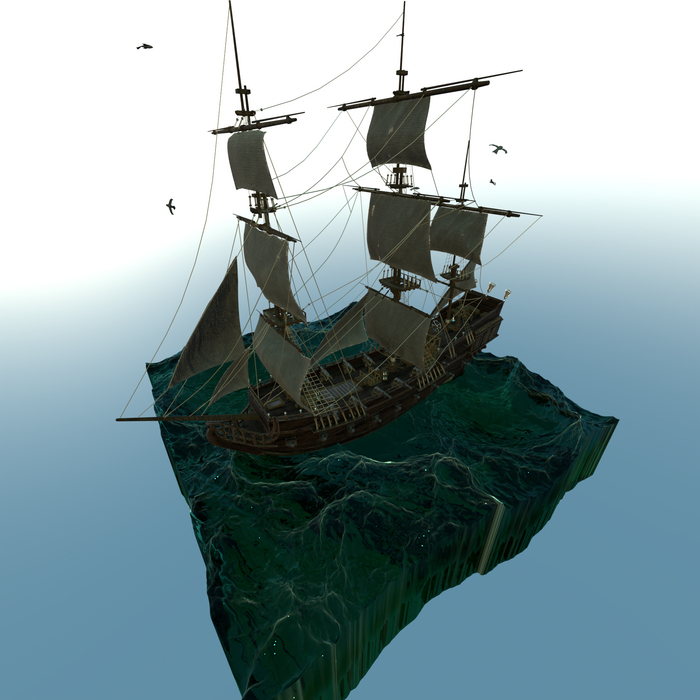 Black pearl Blender, 3D ,  , ,  , 