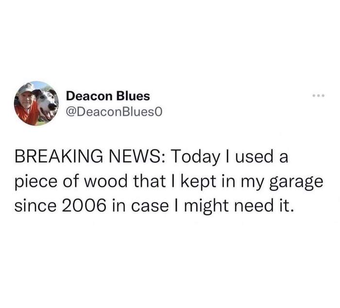 Когда-нибудь пригодится