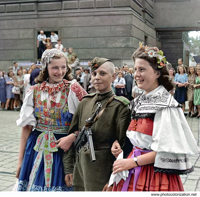 Моя колоризация Вторая мировая война, Великая Отечественная война, История, Колоризация, Чехословакия