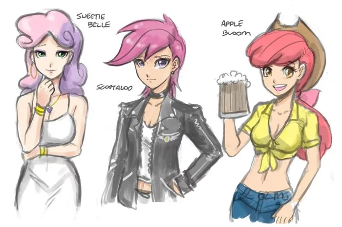 Cutie Mark Crusaders Human Porn - Posts with tags Equestria girls, Scootaloo - pikabu.monster