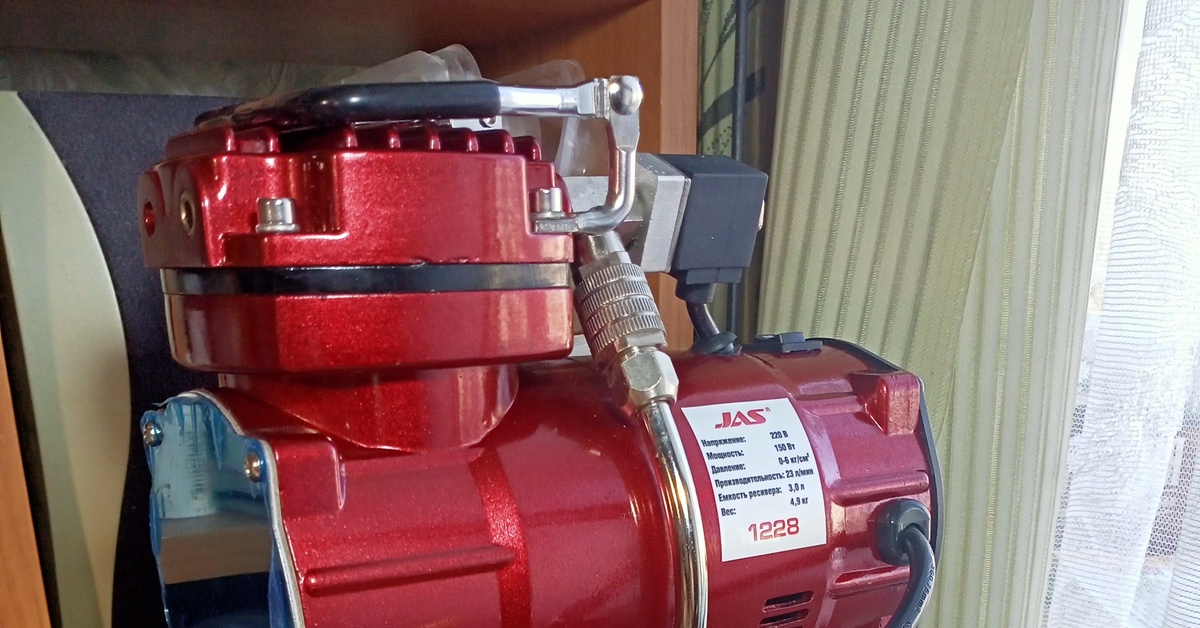 Компрессор Jas 1228. Распаковка | Пикабу