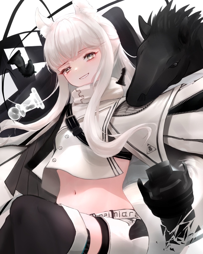 Platinum Anime Art, , Arknights, Animal Ears, Platinum, 