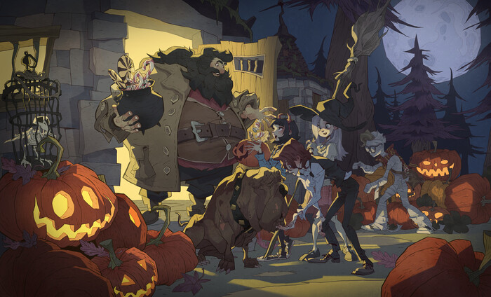 Хэллоуин в Хогвартсе