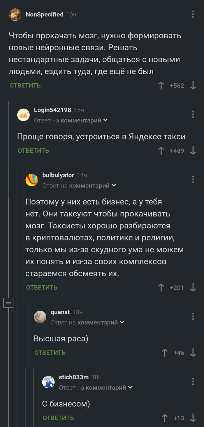 Высшая раса бизнесменов