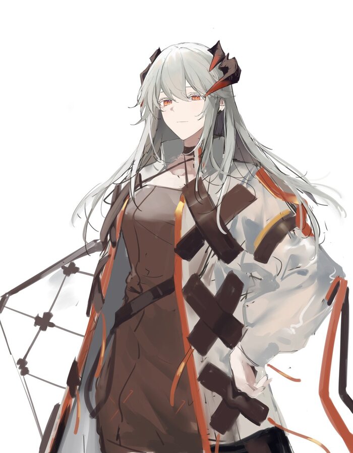 Arknights operators , Anime Art, Arknights, Saria, Skadi the Corrupting Heart, Chen (Arknights), Podenco, Lava (arknights), Specter the Unchained, Dusk (Arknights), Surtr, Frostleaf, 