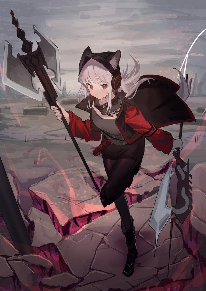 Arknights operators Аниме, Anime Art, Arknights, Saria, Skadi the Corrupting Heart, Chen (Arknights), Podenco, Lava (arknights), Specter the Unchained, Dusk (Arknights), Surtr, Frostleaf, Длиннопост