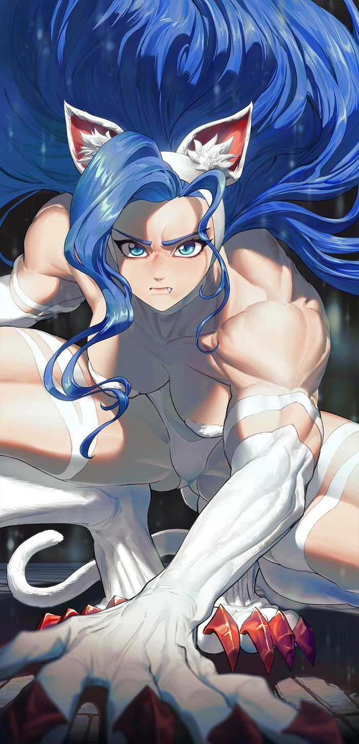  Ghdwid, Felicia, Darkstalkers,  , , Animal Ears,  , , , Anime Art