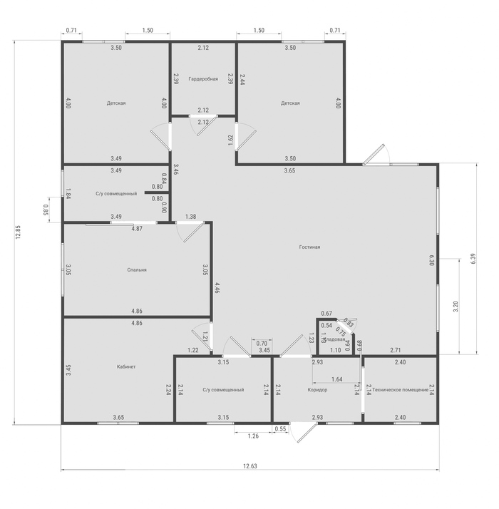 Планировка дома