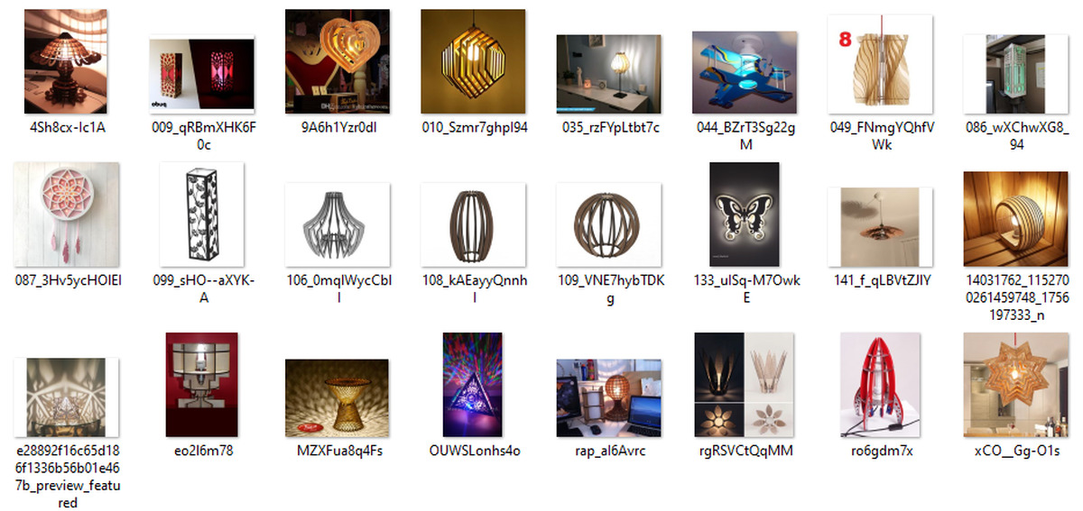 Более 340 макетов светильников для лазерной резки | Пикабу