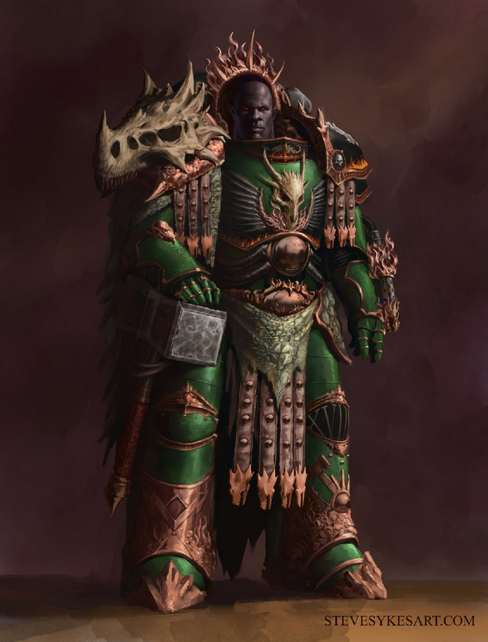 40  . :  Warhammer 40k, Warhammer, Adeptus Astartes, Salamander, Vulkan, , 