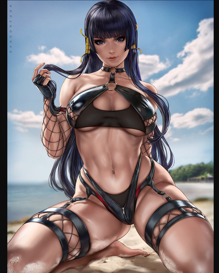 Nyotengu , ,  , , Game Art, Nyotengu, Dead Or Alive ( ), Dandonfuga, 
