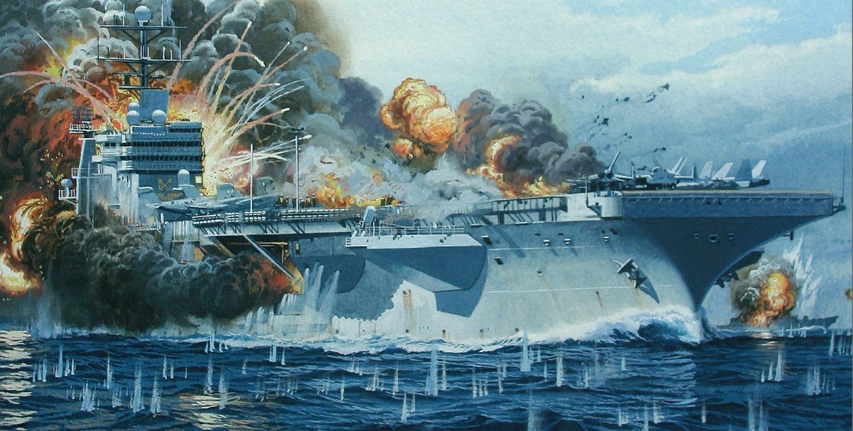 Потоплен ли американский авианосец. Битва в коралловом море 1942. Стрижка авианосец. Авианосец oriskany. Потопленный авианосец вмс сша.