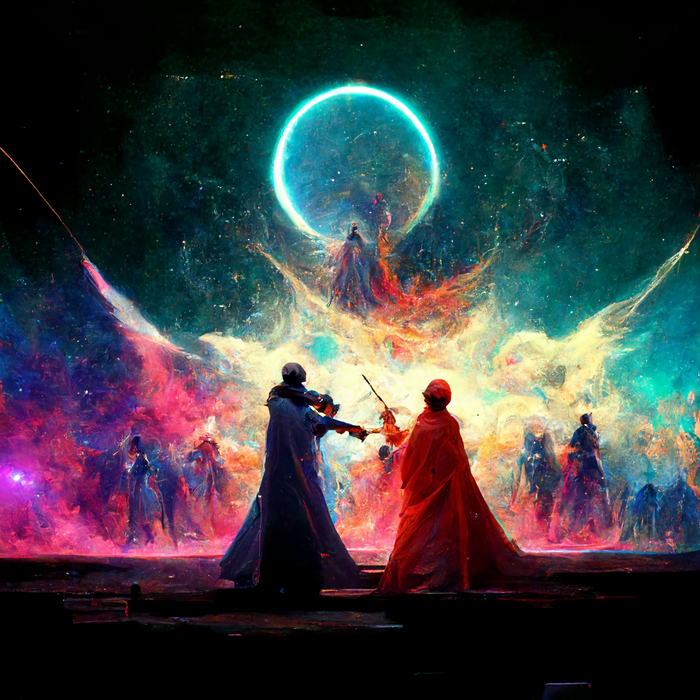 Космическая опера по мнению нейросети