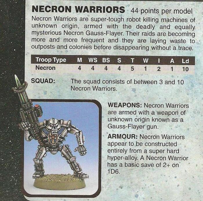     Warhammer 40k, Old Warhammer, Necrons, , 