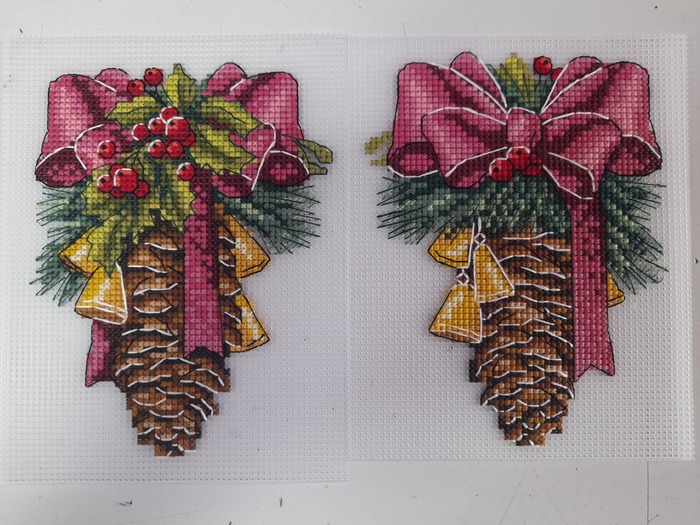 Деревенька... Вышивка, Вышивка крестом, Елочные игрушки, Рукоделие, Рукоделие без процесса, Длиннопост