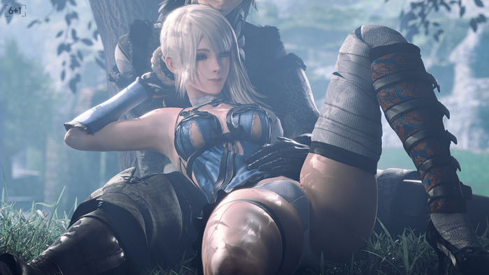 Kaine , , Kaine, Nier replicant, , , 3D, 