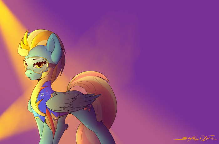  My Little Pony, Ponyart, Lightning Dust, Skitsroom