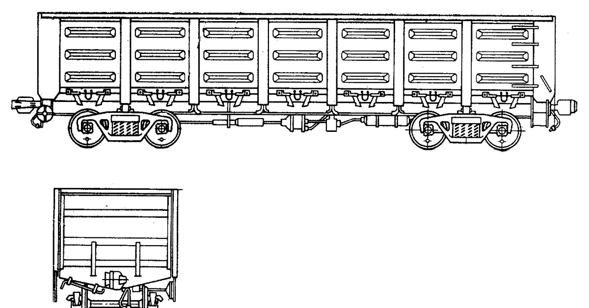 Как нарисовать полувагон