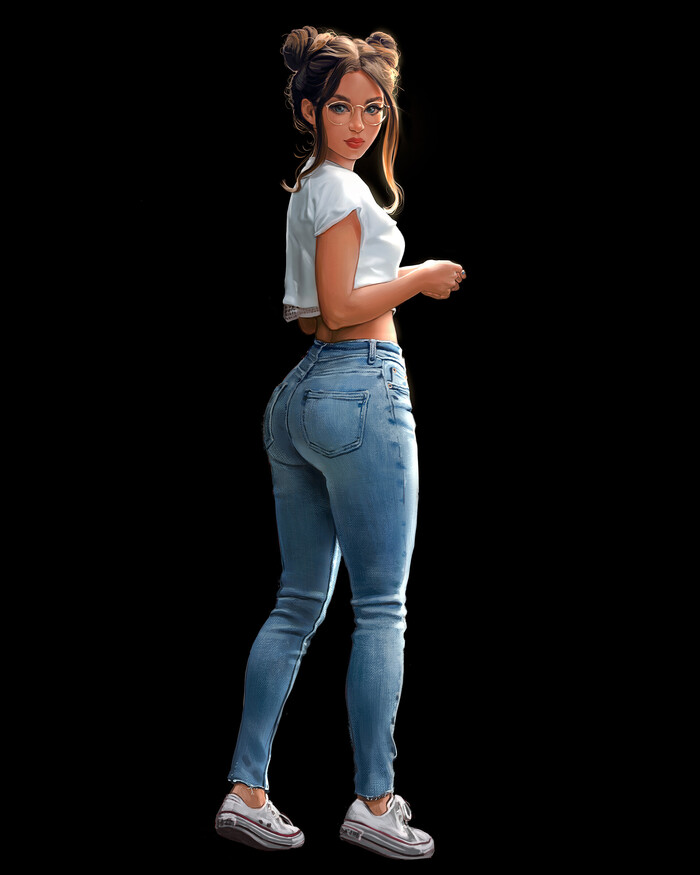 Jeans & Leggins , ArtStation, , , , Ivan Talavera, 