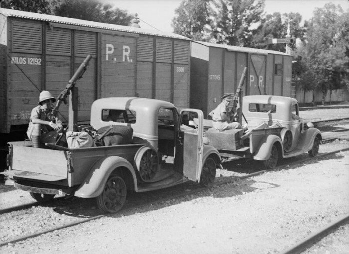 Служба безопасности британской армии в Палестине, 1936 год