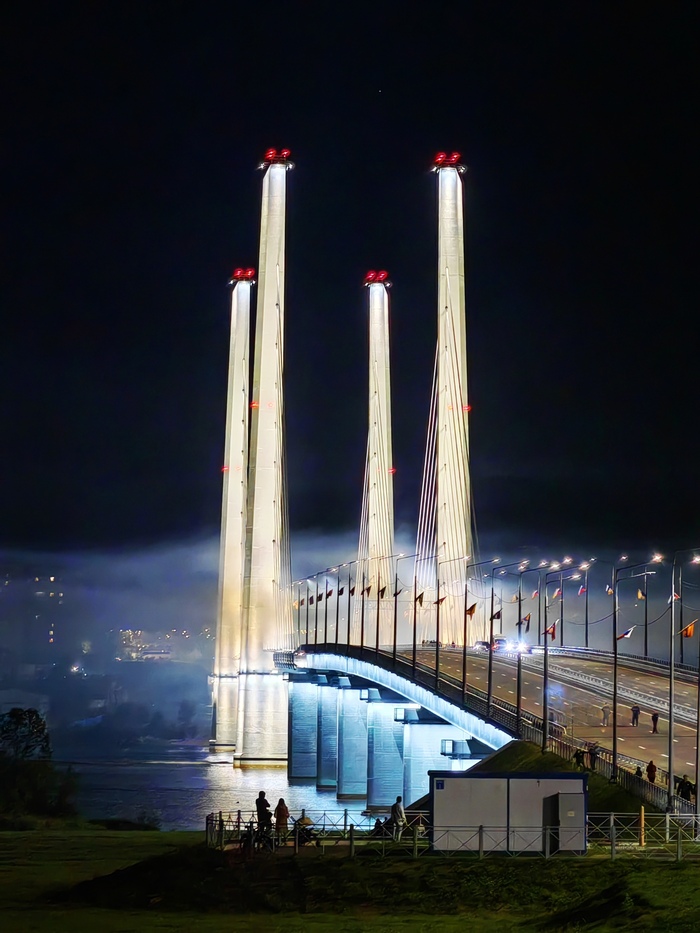 Новый мост открыли вчера в Череповце Череповец, Мост, Строители, Фотография