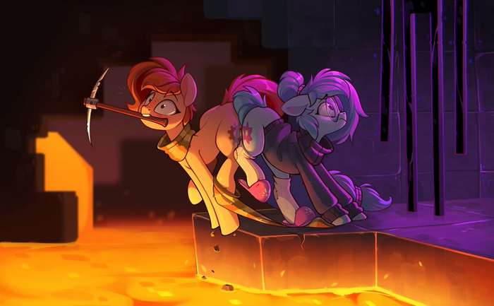   My Little Pony, Rusty Gears, Original Character, Rexyseven, Minecraft