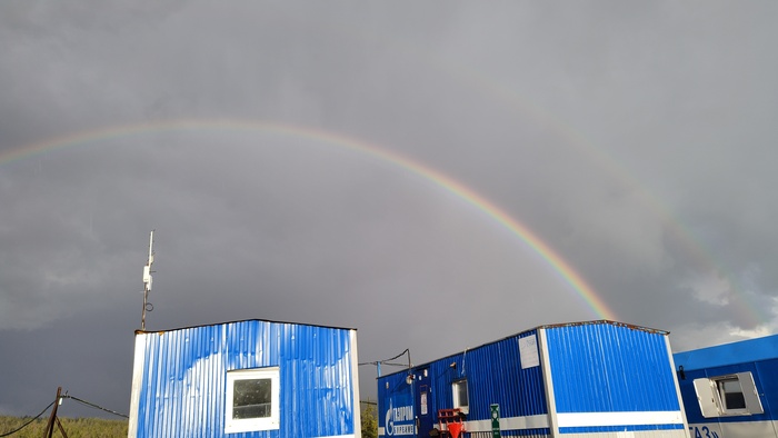Hello, two rainbows