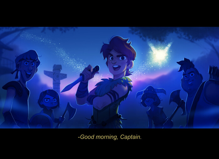 Captain Hook & Peter Pan , ArtStation, ,  ,  