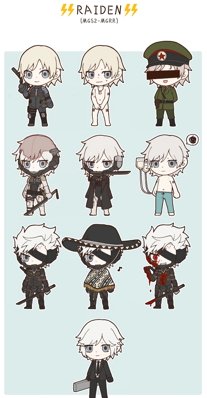   Metal Gear Solid 2, Metal Gear Rising, Anime Art, 