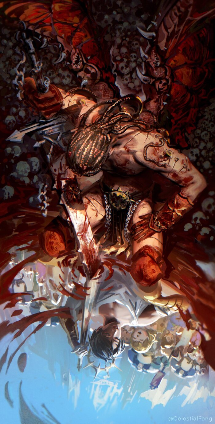 Red Angel Warhammer 40k, Horus Heresy, Pre heresy, World Eaters, Angron, 