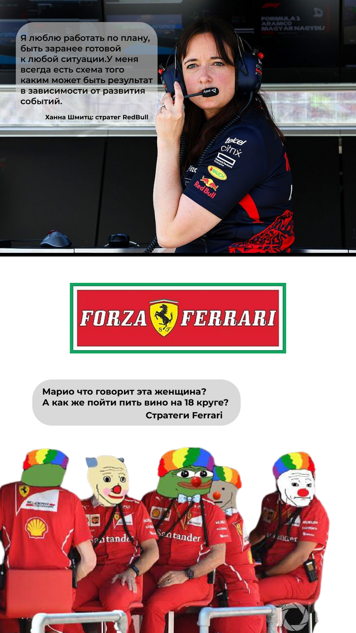        1, Ferrari, Scuderia Ferrari, Red Bull, 